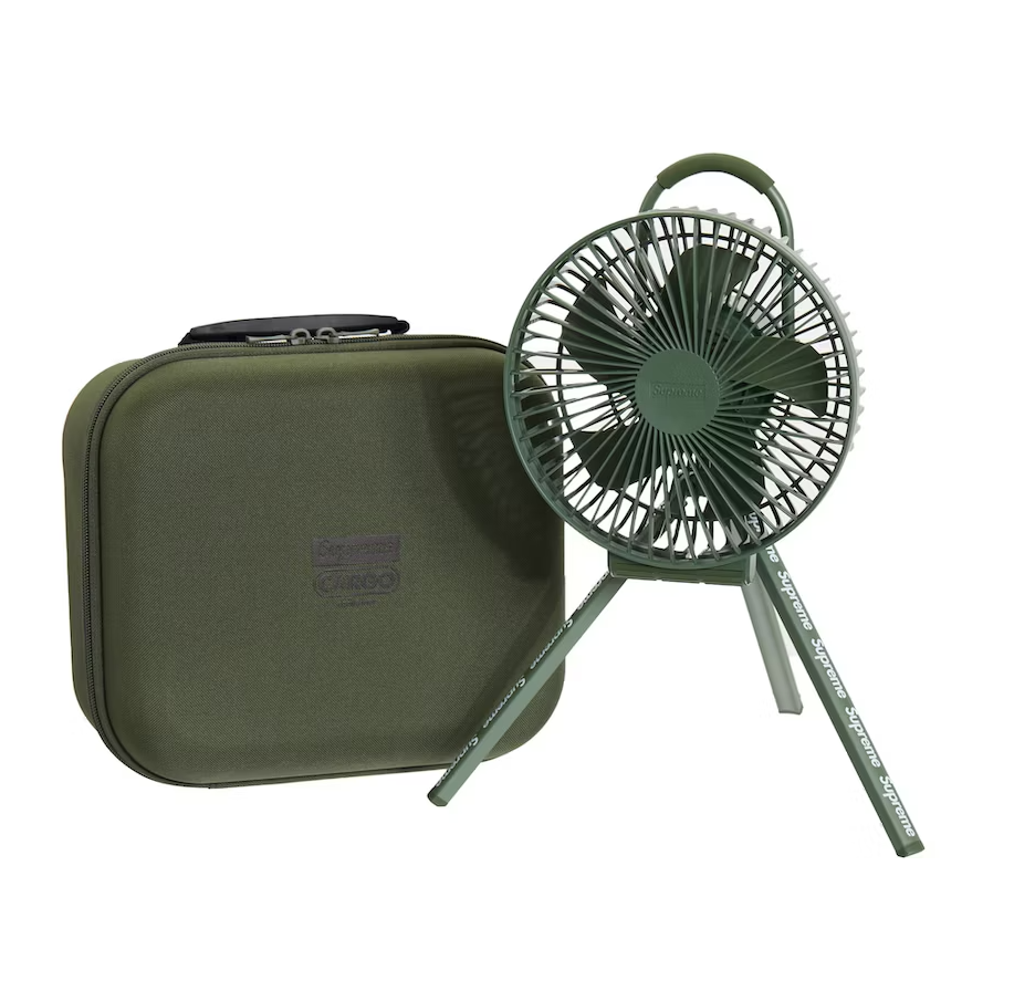 SUPREME CARGO CONTAINER ELECTRIC FAN OLIVE – 8pm Canada Store