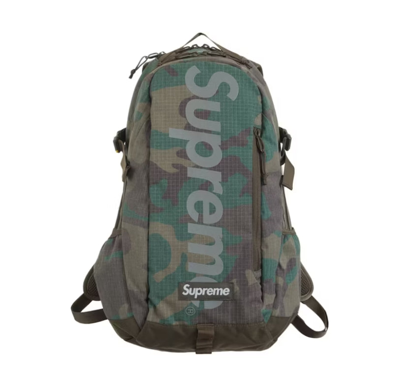 SUPREME BACKPACK (SS24) WOODLAND CAMO – 8pm Canada Store