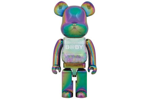 BEARBRICK MY FIRST BABY CLEAR VER. 1000% BLACK CHROME – 8pm Canada