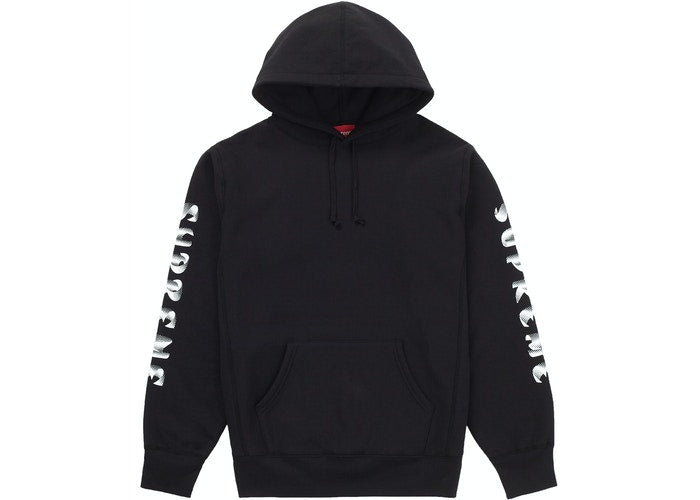 SUPREME GRADIENT SLEEVE HOODED SWEATSHIRT (BLACK) – 8pm Canada Store