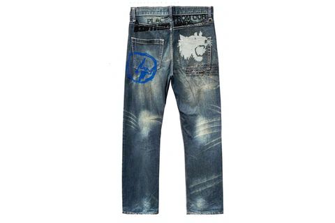 TRAVIS SCOTT CACTUS JACK FOR FRAGMENT FROM OUR MINDS DENIM PANT