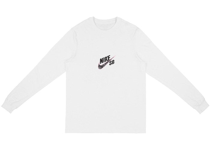 TRAVIS SCOTT CACTUS JACK FOR NIKE SB LONGSLEEVE T-SHIRT WHITE