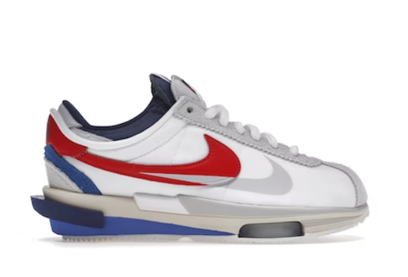 NIKE ZOOM CORTEZ SP SACAI WHITE UNIVERSITY RED BLUE – 8pm Canada Store